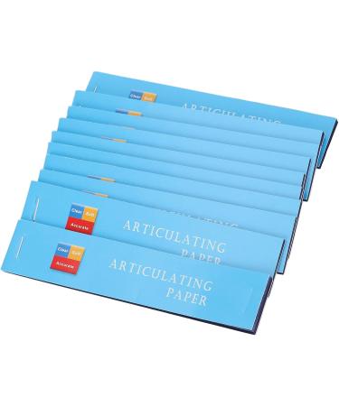 Buy Articulation Paper for Orthodontics - Thin Blue Dental Care Strips | 10 Copies Safe for Labs - Buy Online on GoSupps.com