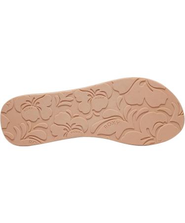 Buy Roxy Women's Napili Flip Flops - Stylish Beige 38 EU | International Shipping Available - Buy Online on GoSupps.com