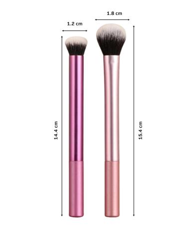 Makeup Brush Set - Eyeshadow Lipstick & Blush Brushes for Defined Looks | International Shipping Available - Buy Online on GoSupps.com