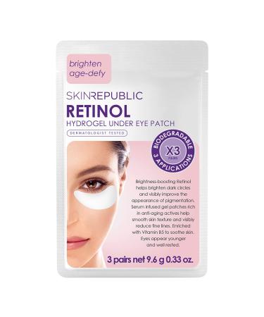 SKIN REPUBLIC Retinol Hydrogel Under Eye Patch (3 Pairs) 9.6g