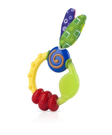 N by 006328 Multi-Colored Bite Ring - Ideal Teething Toy for Infants | International Shipping Available - Buy Online on GoSupps.com
