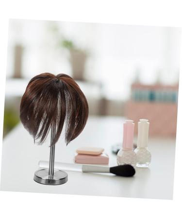 MAGICLULU Piece Wig Synthetic Mini Claw Clips for Hair Human Hair Extensions Hair Extensions Topper Curly Bangs Hair Clip Fringe Hair Toppers Ponytail Invisible Chemical Fiber Middle Aged 13.50X13.50X4.00CM As Shown - Buy Online on GoSupps.com