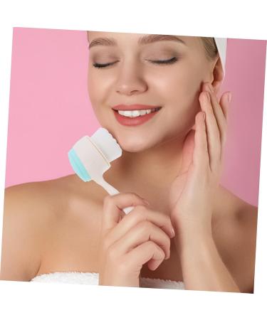Angoily Manual Face Brush Pore Deep Skin Care Tools Silicone Face Cleansing Brush Hair Accessories Hand Wash Brush Deep Pore Child Scrub Brush Artificial Fiber Handheld - Buy Online on GoSupps.com