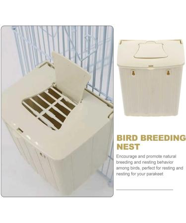 VILLCASE Chicken Nesting Box 2PCS Bird Breeding Hanging Bird Roosting Box Bird Incubation Box Parakeet Nesting Box for Lovebirds Cockatoo Budgie Parrotlets Chicken Nesting Box - Buy Online on GoSupps.com