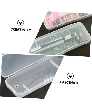 Minkissy 10-Piece Razor Storage Box | Travel Case for Safety Razors | Portable Razor Bag Holder | Durable Plastic Shaver Organizer - Buy Online on GoSupps.com