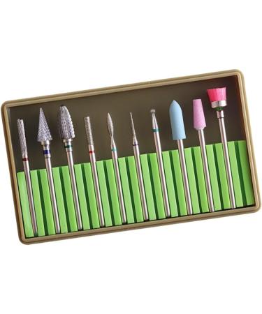 Beavorty 2 Sets nails kits Manicure sand tool nail file electric nail file bits Diamond Nail Bit tungsten carbide nail drill Nail Art supplies nail bits nail drill bits pedicure suite 5x1cmx2pcs Greenx2pcs - Buy Online on GoSupps.com