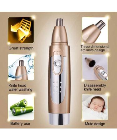 Ear and Nose Hair Trimmer Set - Waterproof Battery-Operated Low Noise for Men - Easy Clean Facial Hair Trimmer - Buy Online on GoSupps.com