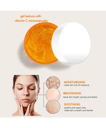 Vitamin C Sleep Overnight Face Mask 150g Hyaluronic Acid Moisturising Sleeping Mask For Shrink Pore Hydrating & Brightening Gel Face Mask Korean Face Mask Vitamin C Anti Aging Face Cream - Buy Online on GoSupps.com