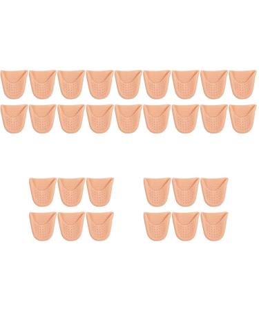 Beaupretty 15 Pairs Toe Protector Toe Pouches Toe Sleeves Toe Covers Silicone Heel Protector Silicone Socks Pointe Shoes Protectors Ballet Toe Cover Metatarsal Cushion Gel Sebs With Hole As Shownx5pcs 10x9cmx5pcs