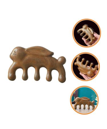 Ultechnovo 5-St Massage Comb | Green Sandalwood Hair Care for Circulation & Smoothing - Buy Online on GoSupps.com