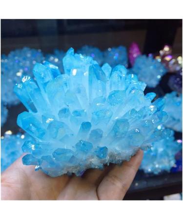 Crystal Rough Natural Crystal Rough Stone Crafts Crystal Cluster Angel Aura Titanium Quartz Crystal Stunning Rainbow Specimen Minerals - Buy Online on GoSupps.com