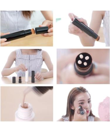 TOVINANNA Retractable Makeup Brush Small Mini Makeup Brush Multifunction Foundation Brush Blush Brush Travel Lip Brush Foundation Blending Powder Brush Black 16.00X2.50X2.50CM Black - Buy Online on GoSupps.com