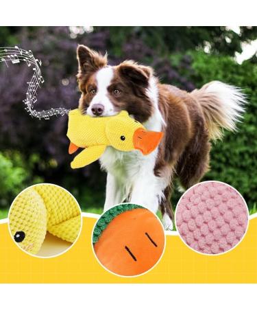 Noovelo Calming Duck Toy 2024 New Calming Duck Dog Toy Calming Duck for Dogs Dogs Emotional Support Duck Cute Quacking Stuffed Duck Dog Toy. (S-Green+L-Yellow) - Buy Online on GoSupps.com