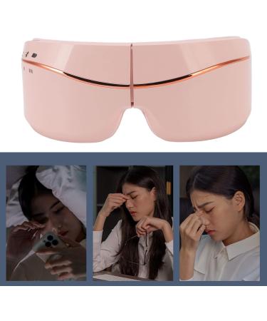 Eye Massager with Heating & Bluetooth | Relaxation Device for Eye Fatigue & Sleep Improvement - Pink - Buy Online on GoSupps.com