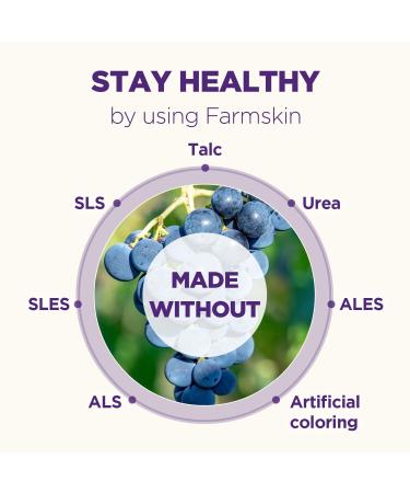FARMSKIN Freshfood Mild Grape Hydrating Foaming Cleanser | Deep Cleansing & Makeup Remover | Korean Skin Care 175ml - Buy Online on GoSupps.com