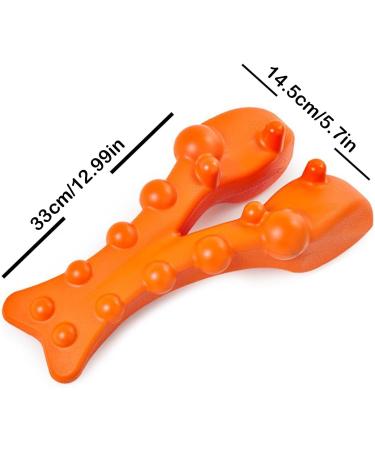 Xinlie Trapezius Stretcher - Trigger Point Massage Device for Upper Back Pain Relief | Cervical Spine Therapy (Yellow) - Buy Online on GoSupps.com