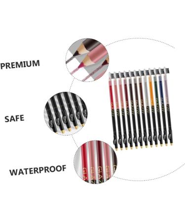 FOMIYES 12pcs Lip Liner Eyeliner Gel Liner Eyeliner Eyebrow Pencil Lip Shaper Makeup Pencil Lip Pencil Matte - Buy Online on GoSupps.com