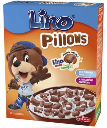 Lino Pillows with Lino Lada Dark Filling Cereal Muesli Cornflakes 250 gx 5 boxes - Buy Online on GoSupps.com