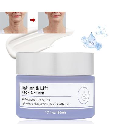 50ML Neck Firming Cream | Tighten and Lift Neck Cream -Tightening & Lifting Sagging Skin - Reduce Fine Lines & Wrinkles - Advanced Neck Cream Face Moisturizing