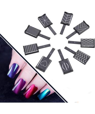 Long-Lasting Double-Head Gel Magnet -11Pcs/Set 3D Cat Eye Magnetic LED Polish Soak Off Stick Manicure Nail Art Tools - Buy Online on GoSupps.com