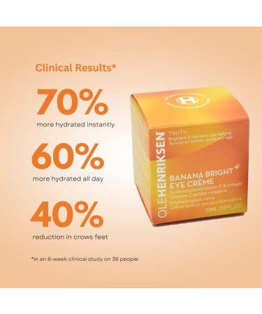 Ole Henriksen Banana Bright+ Vitamin C Eye Cr me 0.5 oz - Hydrating Eye Cream 0.50 Ounce - Buy Online on GoSupps.com