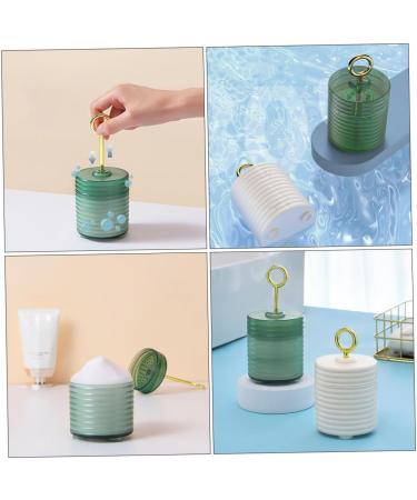 Healeved 1pc Mousse Frother Foaming Hand Soap Dispenser Foam Maker Bubble Maker Cleansing Foaming Hand Soap Dispensers Facial Foam Maker Simple Foaming Cup Gel Face Travel As 12.7x7.5cm Green - Buy Online on GoSupps.com