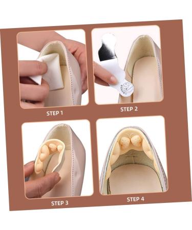High Heels Heel Stickers - 4 Pairs Boot Protector Cushions & Replaceable Heel Pads for Women | Size 10x2.7cm | Durable Polyurethane - Buy Online on GoSupps.com