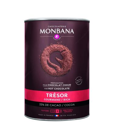 Monbana Drinking Chocolate Rich & Creamy Chocolate Mix ('Tresor de Chocolat') 1000g