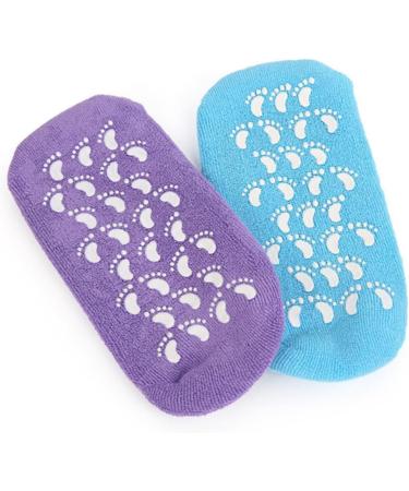 1 Pair Moisturizing Women Socks Silicone Moisturizing Socks Hard Skin Repair Socks Dry Cracked Gel Socks Whitening Socks Women Cotton Socks Miss Women's Socks Purple Spa - Buy Online on GoSupps.com
