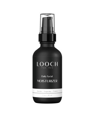 LOOCH Men s Daily Face Moisturizer Natural & Organic Premium Anti-Aging for Dry Sensitive & Normal Skin with Hyaluronic Acid Jojoba & Hemp Oil Advanced Skincare for Men 2 oz