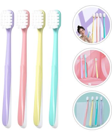 Gatuida Manual Toothbrush Set - 4 Soft Cotton Brushes for Kids | Miss Soft Fur Electric Toothbrush - Buy Online on GoSupps.com