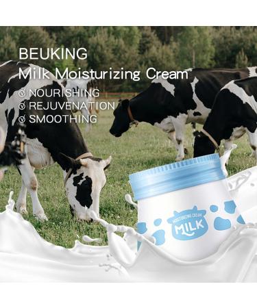 Face Milk Cream - Moisturizing & Nourishing Moisturizer | Hydrate Smooth Firm & Brighten Skin - Day & Night Cream for Women - Buy Online on GoSupps.com