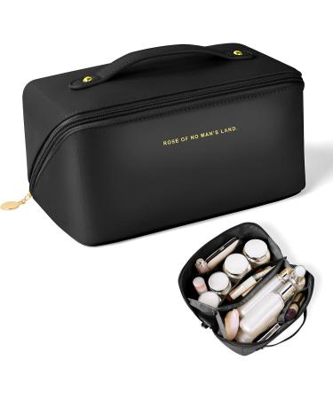 Aucuu Premium PU Cosmetic Travel Bag | Large Capacity & Waterproof Organizer for Women | Portable & Multifunctional Zipper Bag - Buy Online on GoSupps.com
