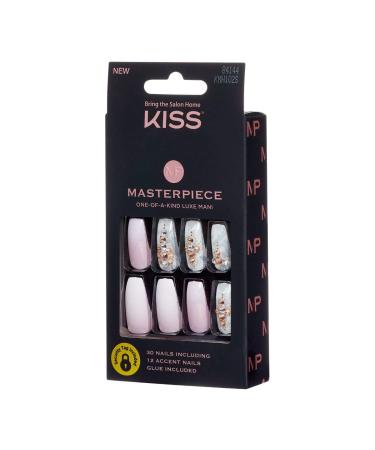 KISS Masterpiece Nails - Stunning Roses & Gold Designs | Shop Internationally - Buy Online on GoSupps.com