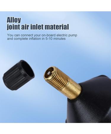 Spiral Air Plug Boston Valve for Inflatable Boat - Black | One-way Inflation Replacement Screw for Kayak, Raft, Pool Boat, Fishing Boats | Airbeds Accessory - Buy Online on GoSupps.com