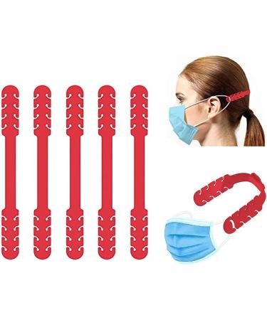 Adjustable Anti-Slip Plastic Mask Extenders - 5 Pack Clips for Pain Relief & Comfort - Buy Online on GoSupps.com