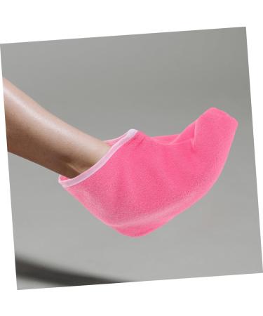 VALICLUD Paquet de Paraffine Pieds Spa 2 Paires paisses Rose Fuchsia Bord Blanc Maintien Chaleur Soins Professionnels Pieds Usage Salon et Maison - Buy Online on GoSupps.com