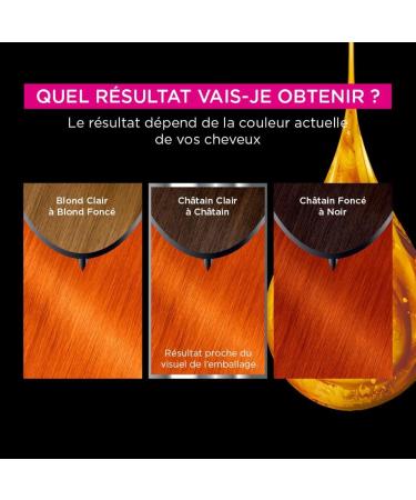 Garnier Coloration Permanente - Sans Ammoniaque - Aux Huiles Naturelles de Fleurs - Cuivr Intense (7.40) - Olia Vivids - Buy Online on GoSupps.com