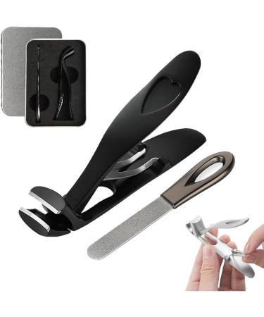 Sherum Clipmaster Pro Cumuul Clipmaster Pro Sherum Nail Clipper for Seniors Ergonomic Angled Head Senior Toenail Clipper(A)