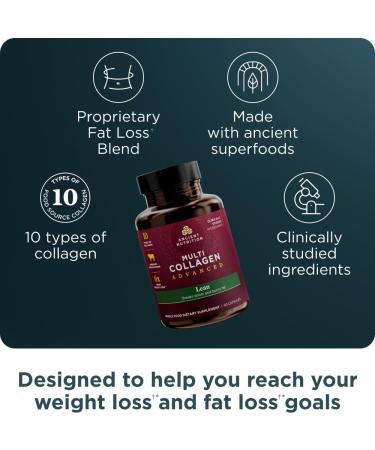 Ancient Nutrition Multi Collagen Advanced Capsules Lean 90 Count + Multi Collagen Protein Powder Unflavored 45 Servings - Buy Online on GoSupps.com