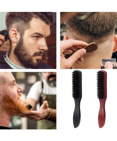 Premium Boar Bristle Beard Brush for Men - Easy-to-Use Mustache & Hair Brush - Perfect for Grooming & Shaving - International Shipping Available - Buy Online on GoSupps.com