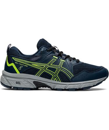 ASICS Kid's Gel-Venture 8 Grade School Running Shoes - French Blue/Hazard Green - Size 5 Big Kid - Buy Online on GoSupps.com