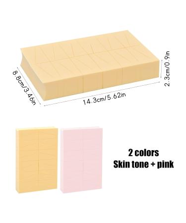 Vesaneae 48-Piece Washable Makeup Sponge Set - Triangle Wedge for Powder Cream & Liquid - Ideal Cosmetics Sponges for Flawless Application - Buy Online on GoSupps.com