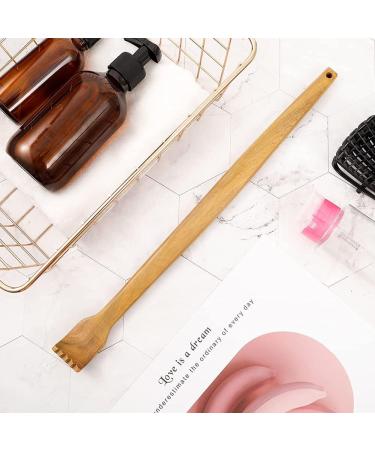 Gita Wooden Back Scratcher - Manual Back Massage Tool with Long Handle (39.6 cm) - 2 Pieces for Ultimate Body Relaxation - Buy Online on GoSupps.com