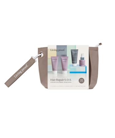 Living Proof Hair Repair S.O.S Kit 4 Count (Old Formula) | Restore and Strengthen Your Hair - Buy Online on GoSupps.com