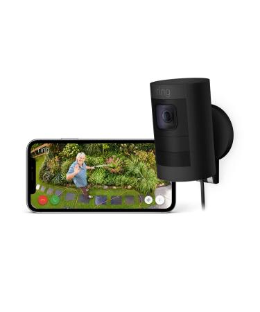 Ring Outdoor Camera Elite (Stick Up Cam) | HD outdoor Security Camera 1080p Video Two-Way Talk Wifi Works with Alexa | alternative to CCTV system | 30-day free trial of Ring Protect Black Stick Up Cam Elite - Buy Online on GoSupps.com