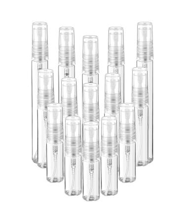 EOUIAV 15 Pieces Mini 3/5/10 ml Refillable Spray Bottle for Travel Lotion Perfume