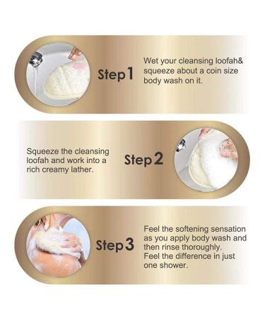 CROVIN Natural Loofah Pads and Earth Lava Pumice Stone Bundle - Exfoliating Body Scrubbers for Skin and Feet - Buy Online on GoSupps.com