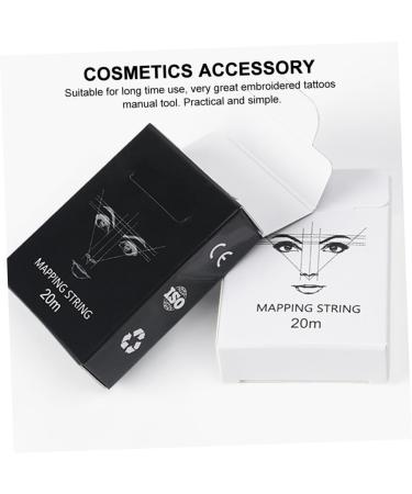 Hemoton 1Box Eyebrow Makeup Tool Eyebrow Ruler cosmetic Eyebrow Drawing Auxiliary Tool ink line 6x4.5cm White - Buy Online on GoSupps.com