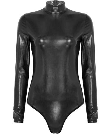 Women s Metallic Body Without Arm Top | Wetlook One-Piece Costume | Leotard Jersey & Jumpsuit in Red & Black | Ideal for Gymnastics & Dance - Buy Online on GoSupps.com